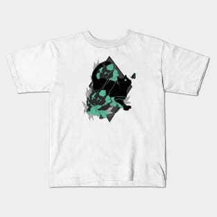 Floral kitty Kids T-Shirt